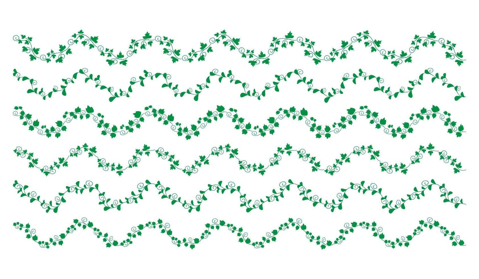 Hand Drawn Borders Elements Set Collection, floral Swirl ornament Vector