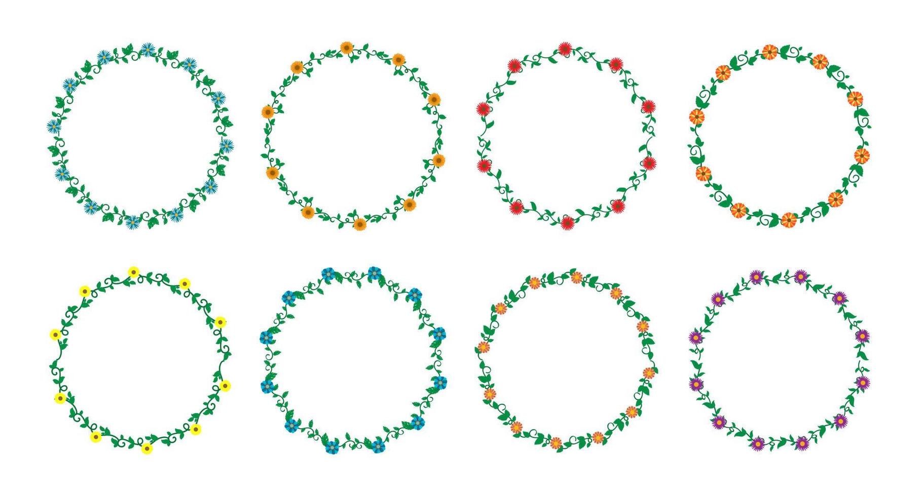 Hand Drawn Borders Elements Set Collection, floral Swirl ornament Vector