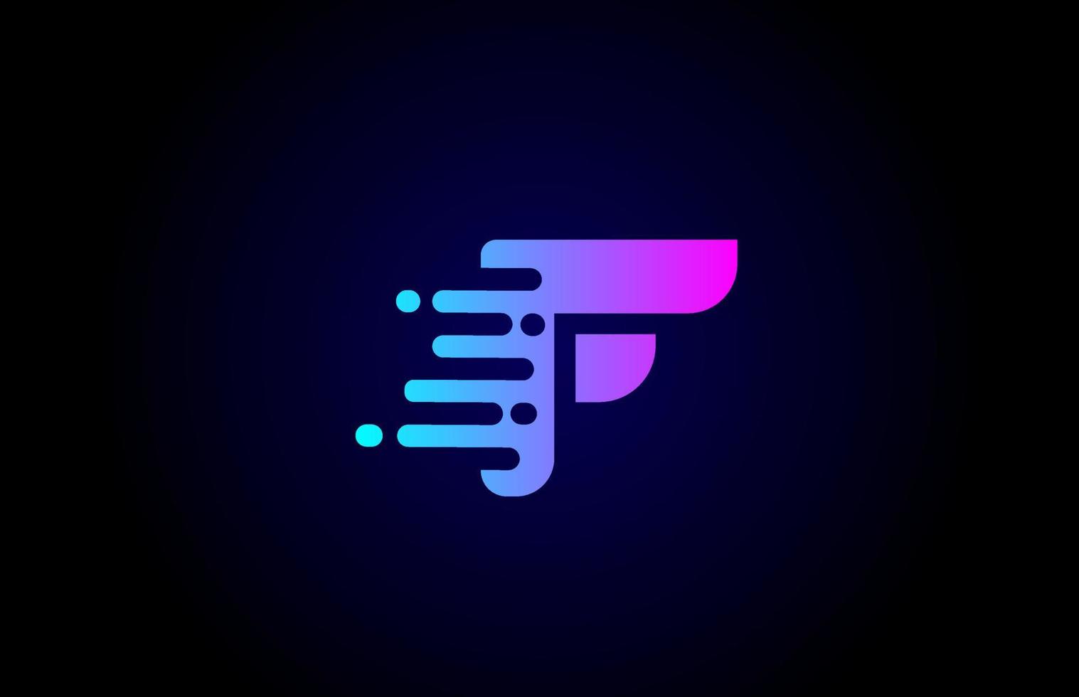 icono de logotipo de letra f para negocios y empresa vector