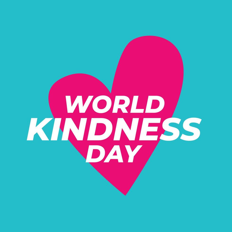 happy kindness day banner template. vector