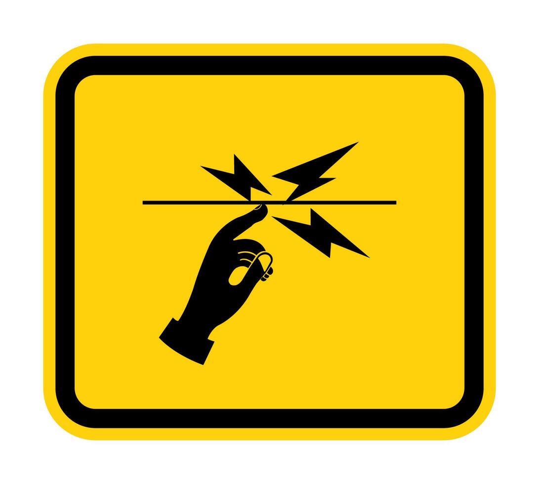 Do Not Touch Symbol Sign Isolate on White Background,Vector Illustration vector