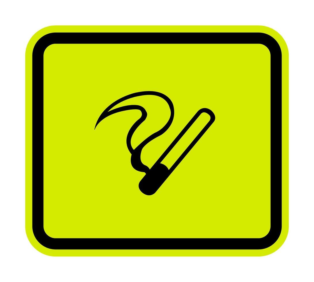 No Smoking Symbol Sign Isolate on White Background,Vector Illustration vector