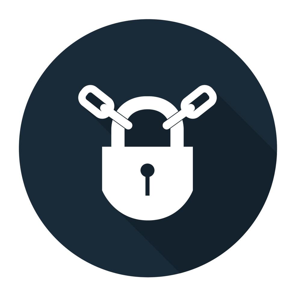 PPE Icon.Keep Locked Symbol Sign On black Background vector