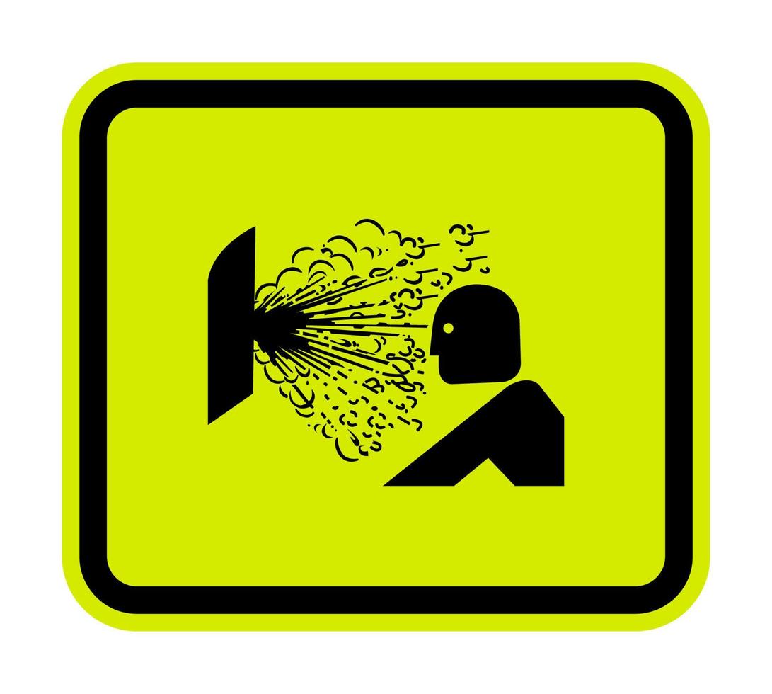 Explosion Release of Pressure Symbol Sign Isolate on White Background,Vector Illustration vector