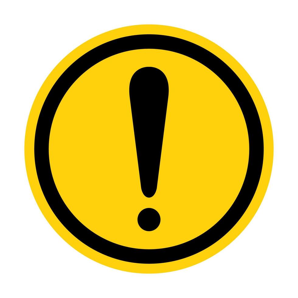 Warning sign Sign Isolate On White Background,Vector Illustration vector