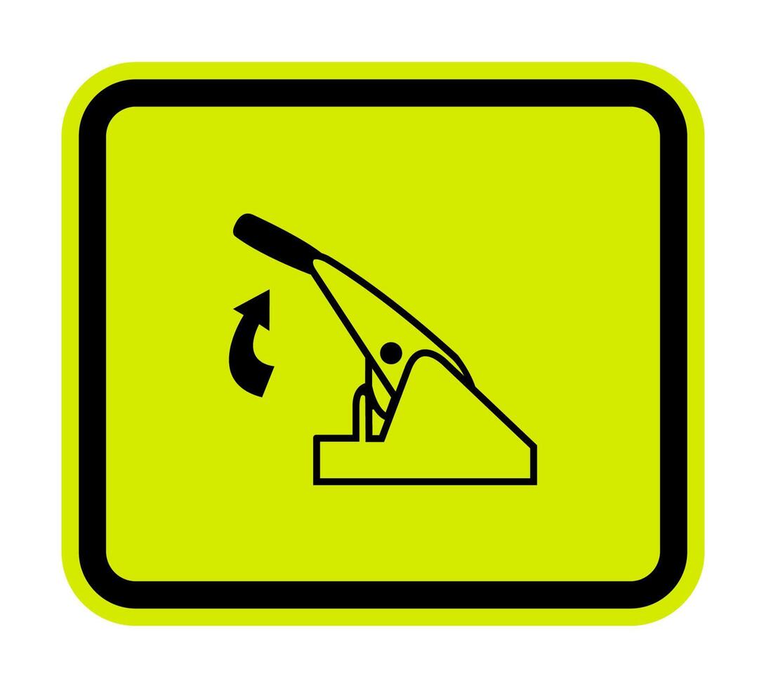Pull Parking Brake Symbol Sign Isolate On White Background,Vector Illustration EPS.10 vector