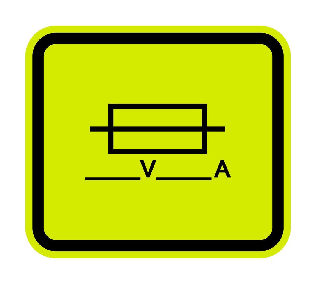 Fusible signo símbolo grabable aislar sobre fondo blanco, ilustración vectorial eps.10 vector