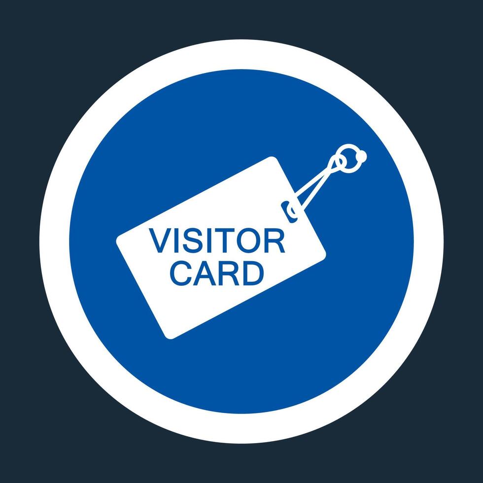 Stop Return Card Symbol Sign On black Background On black Background vector