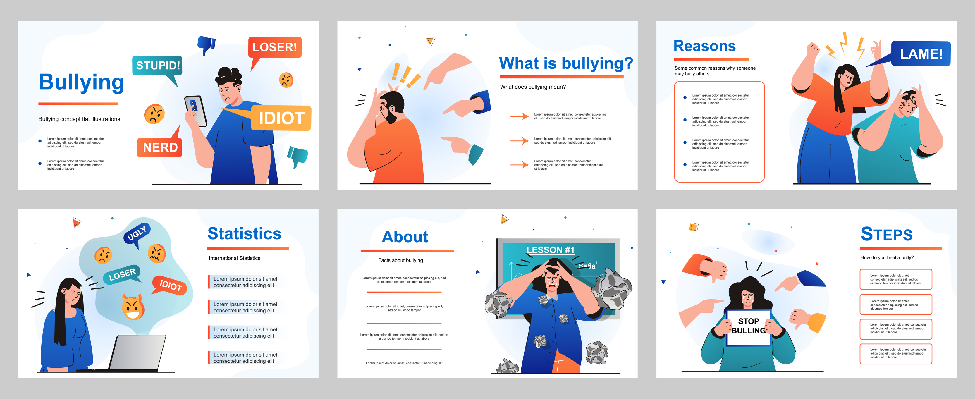 Dealing with Bullying Teaching Slides