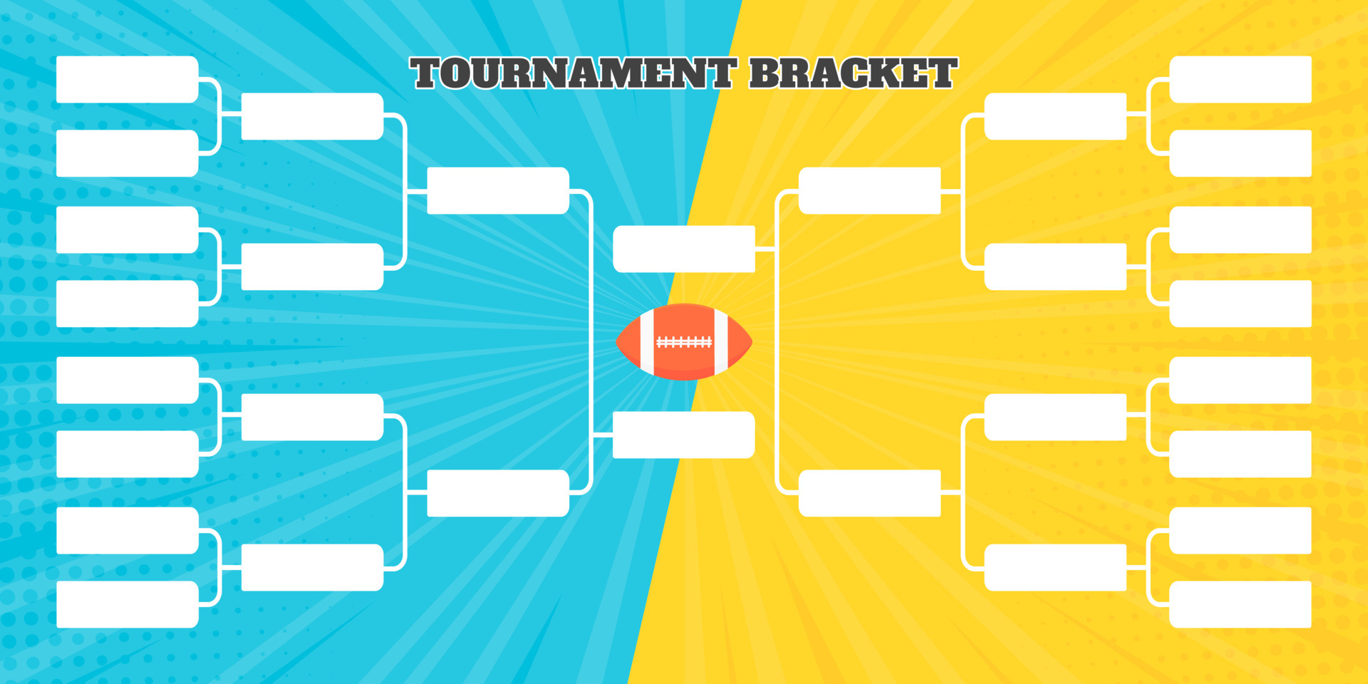 Premium Vector  8 team tournament bracket championship template