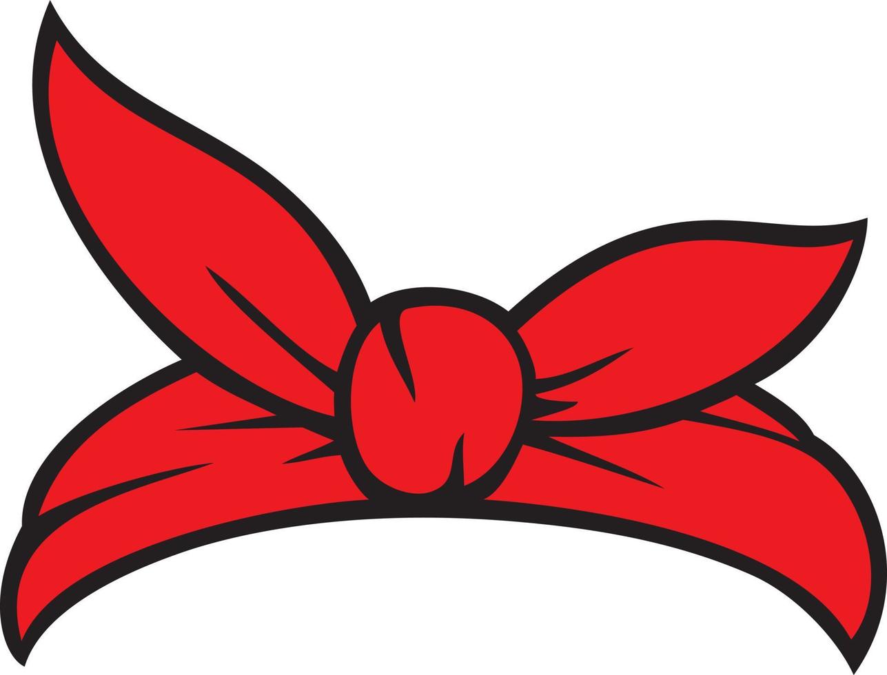 Red Bandana Vector Illustration