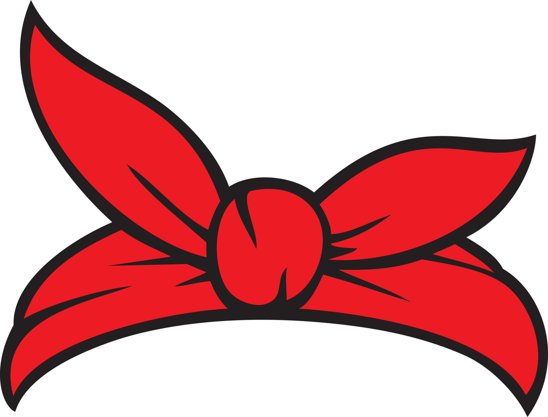 Red Bandana Vector Illustration 3685313 Vector Art at Vecteezy