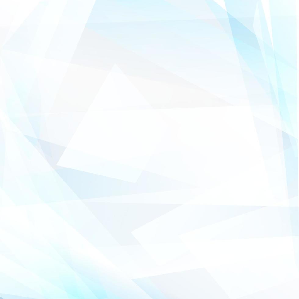 Abstract geometric light blue background vector