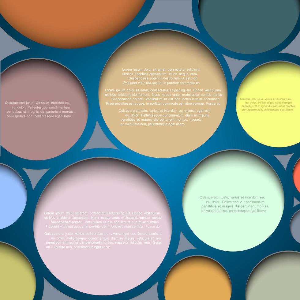 Abstract circle background vector