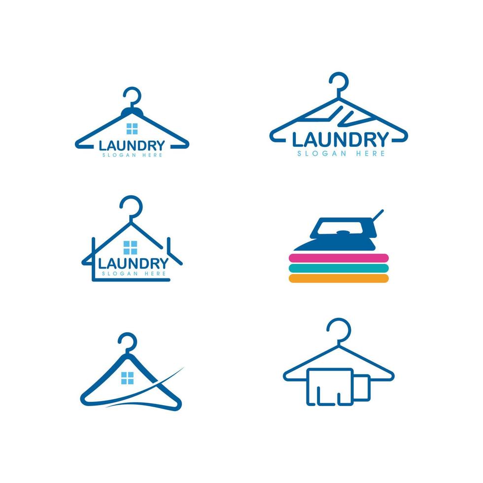 Laundry vector icon design