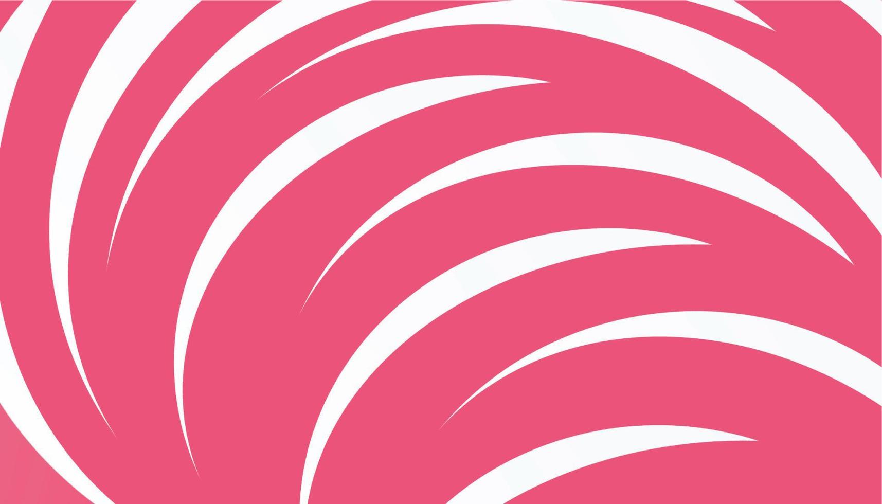 White Curves with a pink background vector