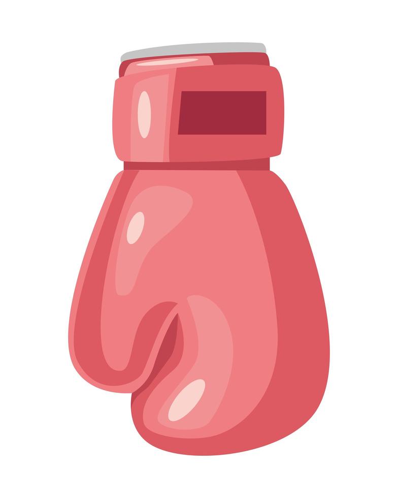 red boxing glove vector