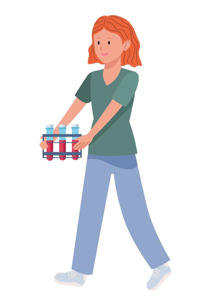 donor lifting tubes test vector
