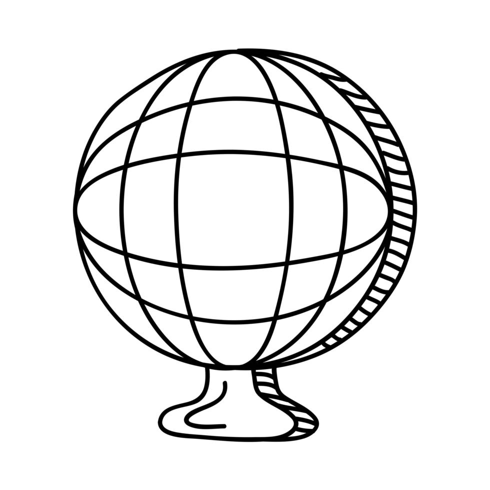 esfera planeta iconos vector