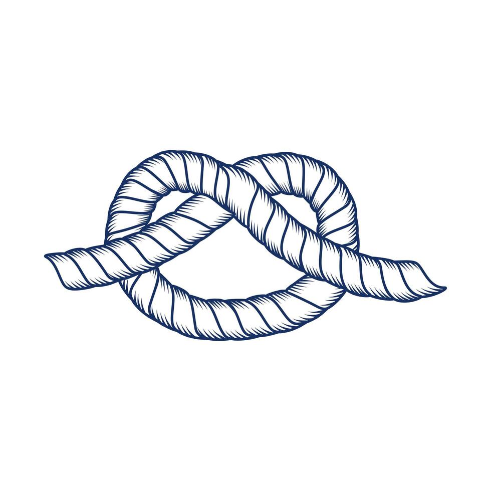 rope kanot nautical vector