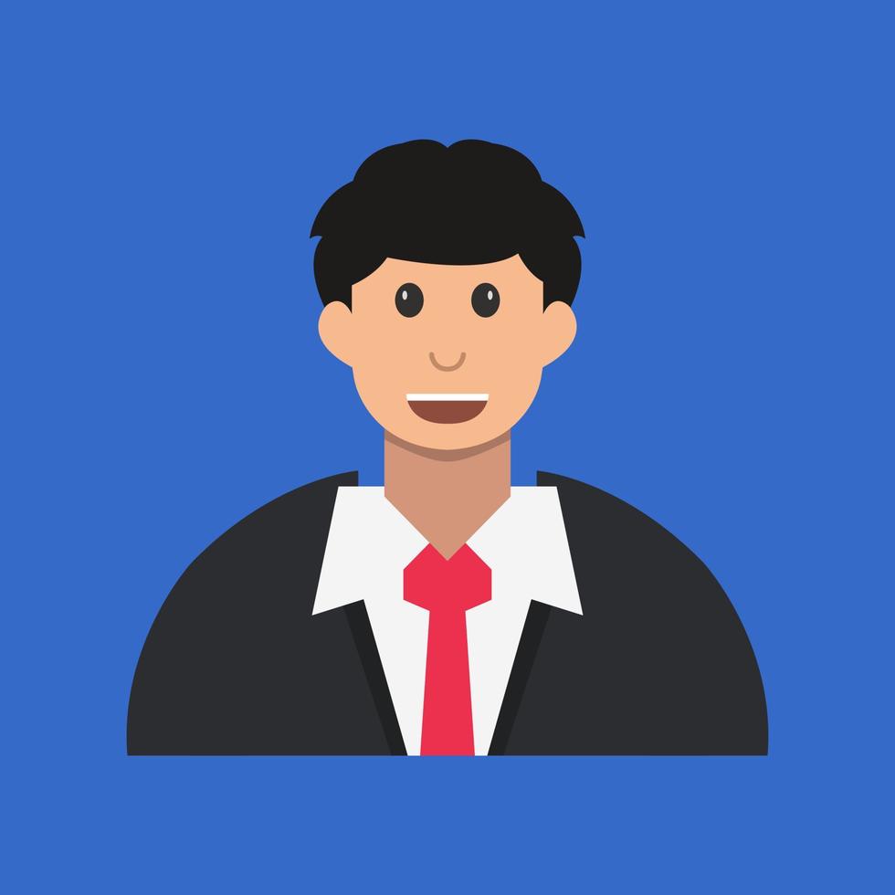 Business man on background vector