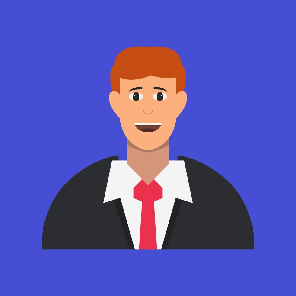 Business man on background vector