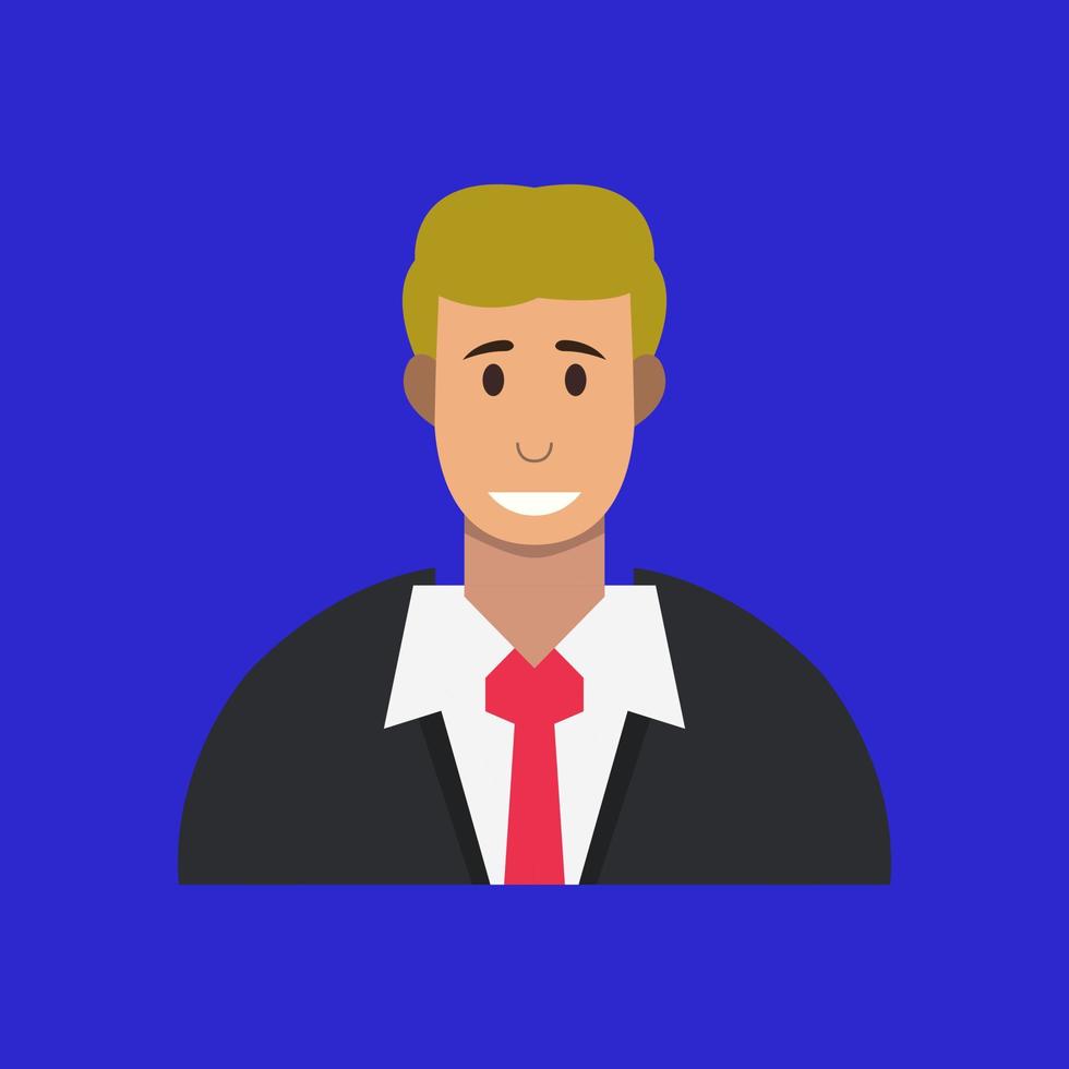 Business man on background vector