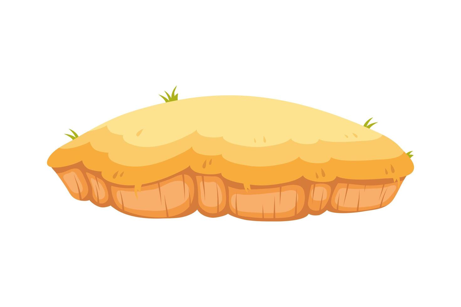 island terrain sand vector
