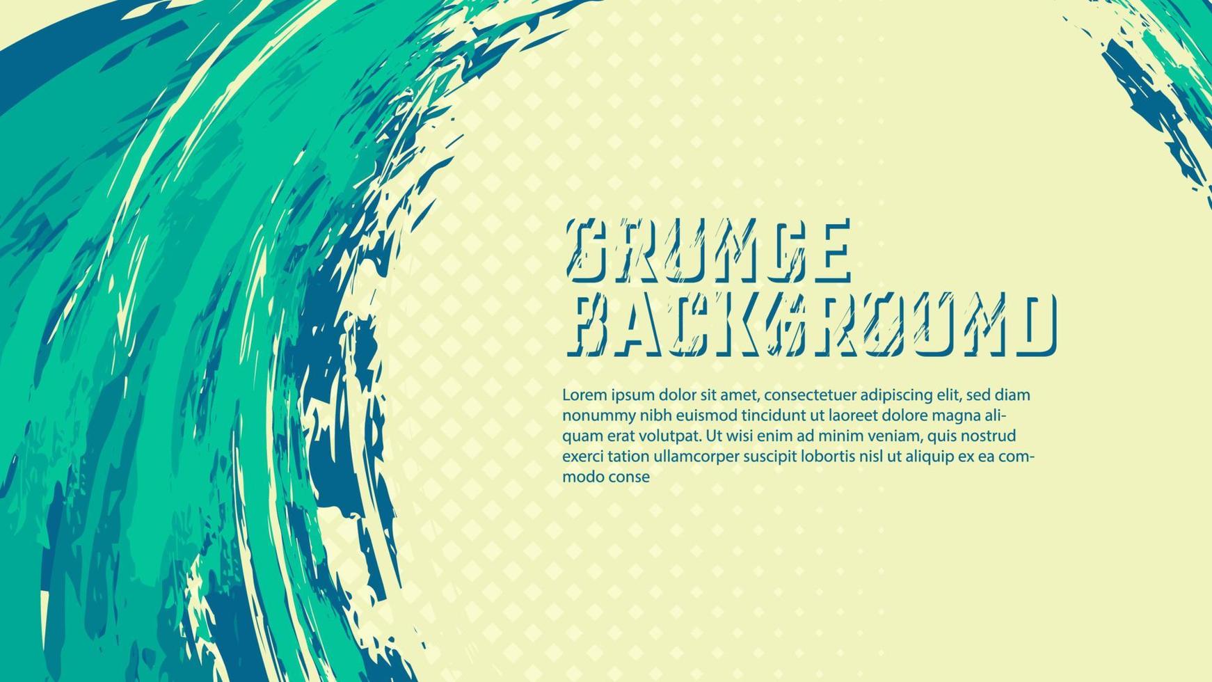 abstract banner background template with grunge texture vector