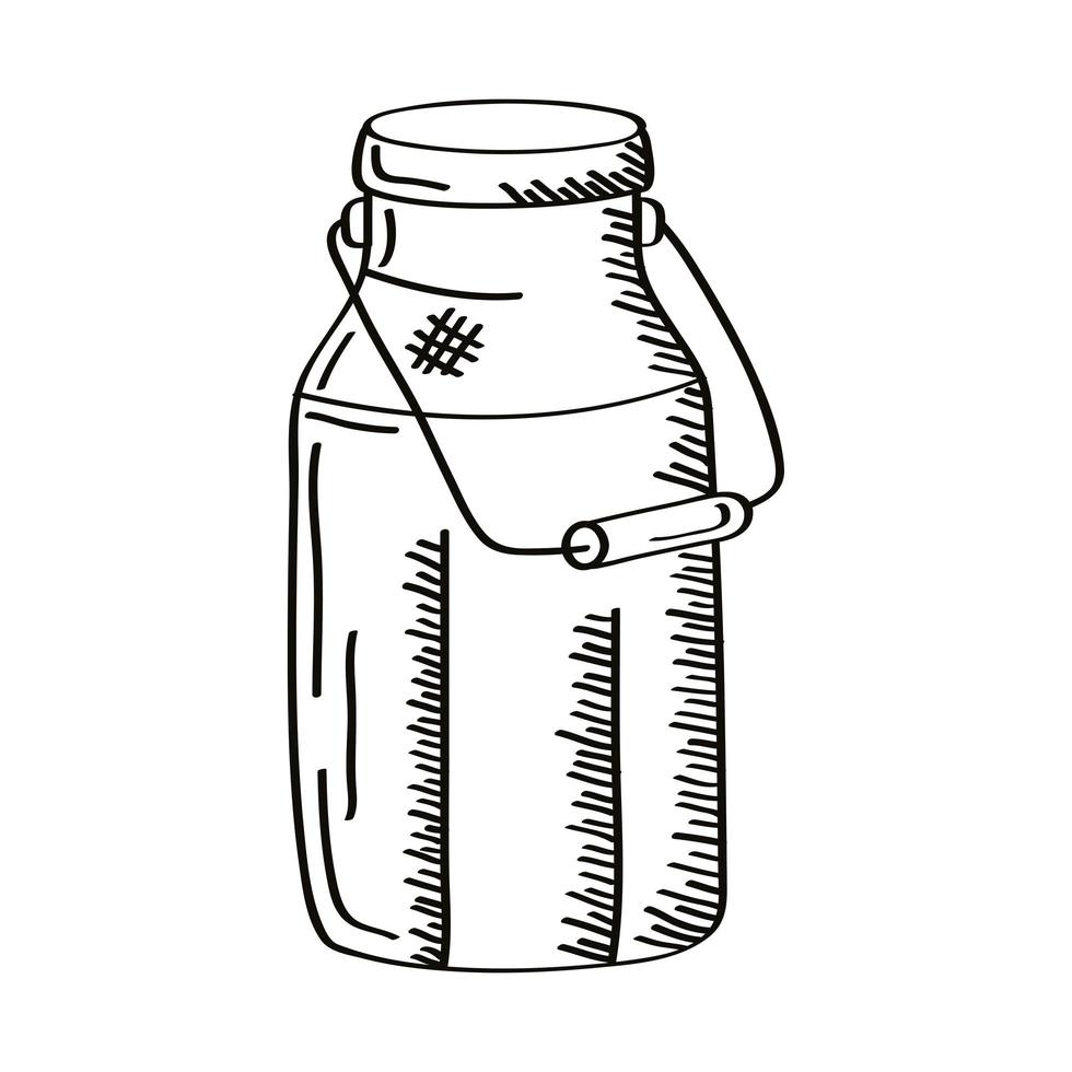 milk product drawn vector