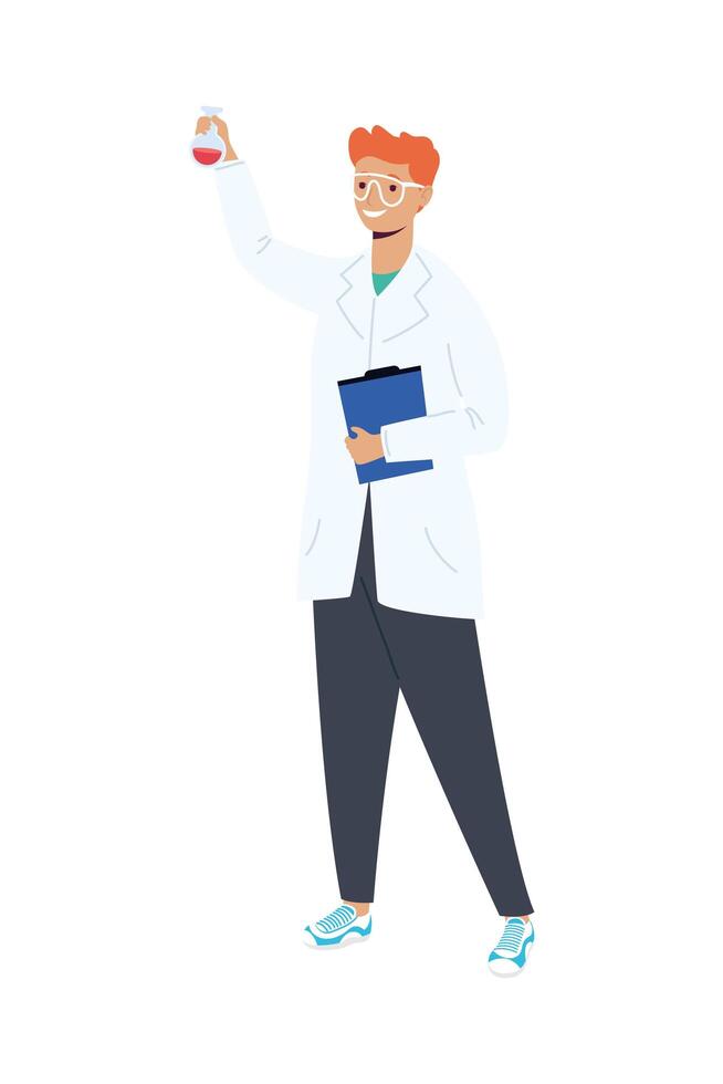 scientific with book vector
