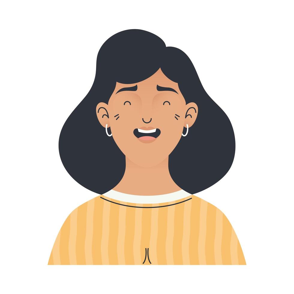 woman avatar character vector
