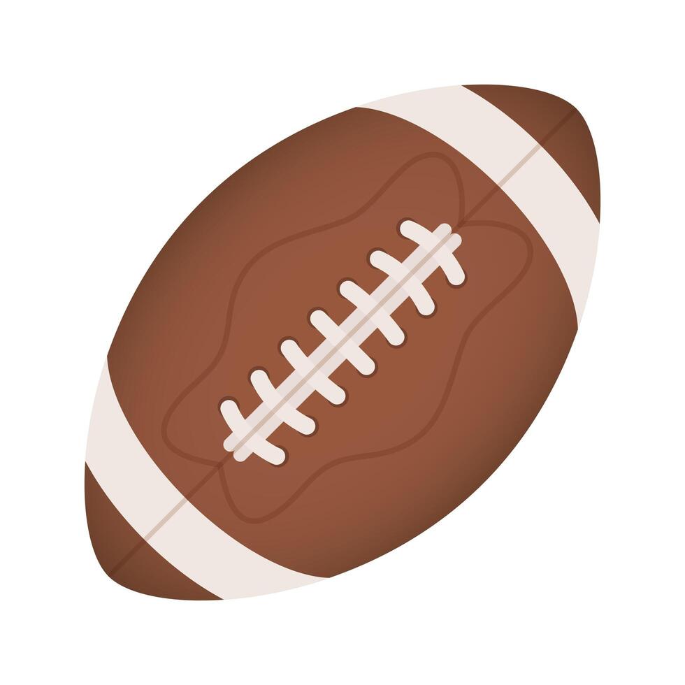 american football sport balloon icon vector