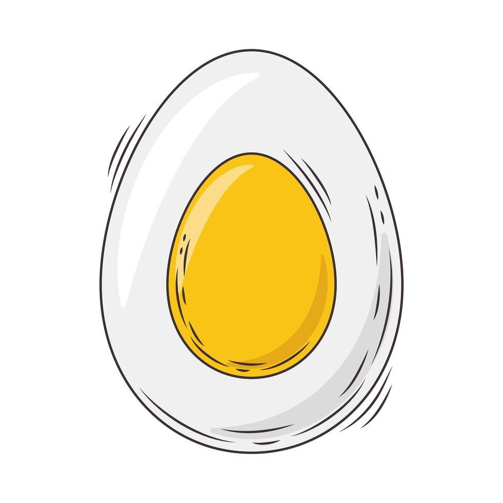icono de proteína de huevo vector