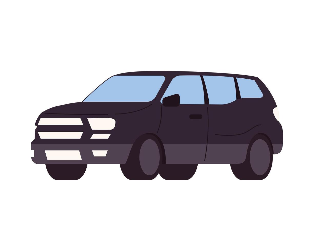 black car vehicle vector