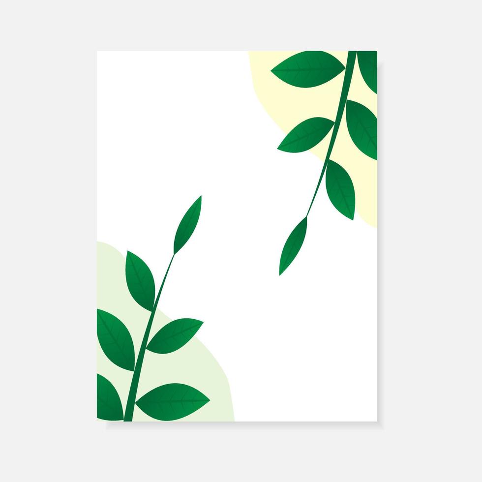 Natural wall art vector