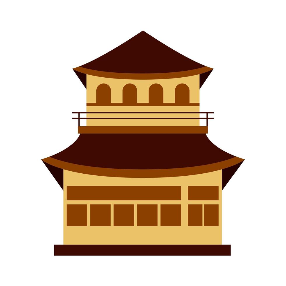 palace japan building vector