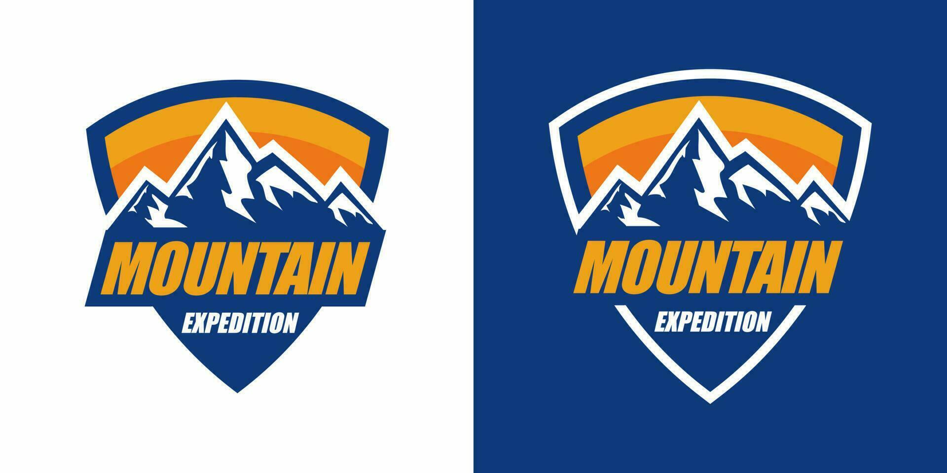 mountain logo vector