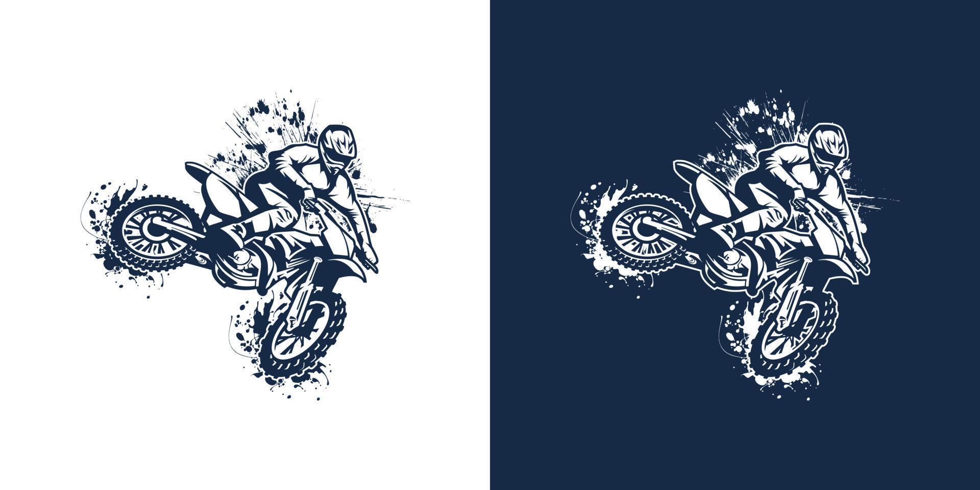 motocross logo vector