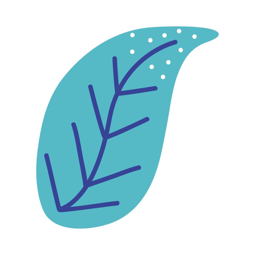 leaf plant icon vector