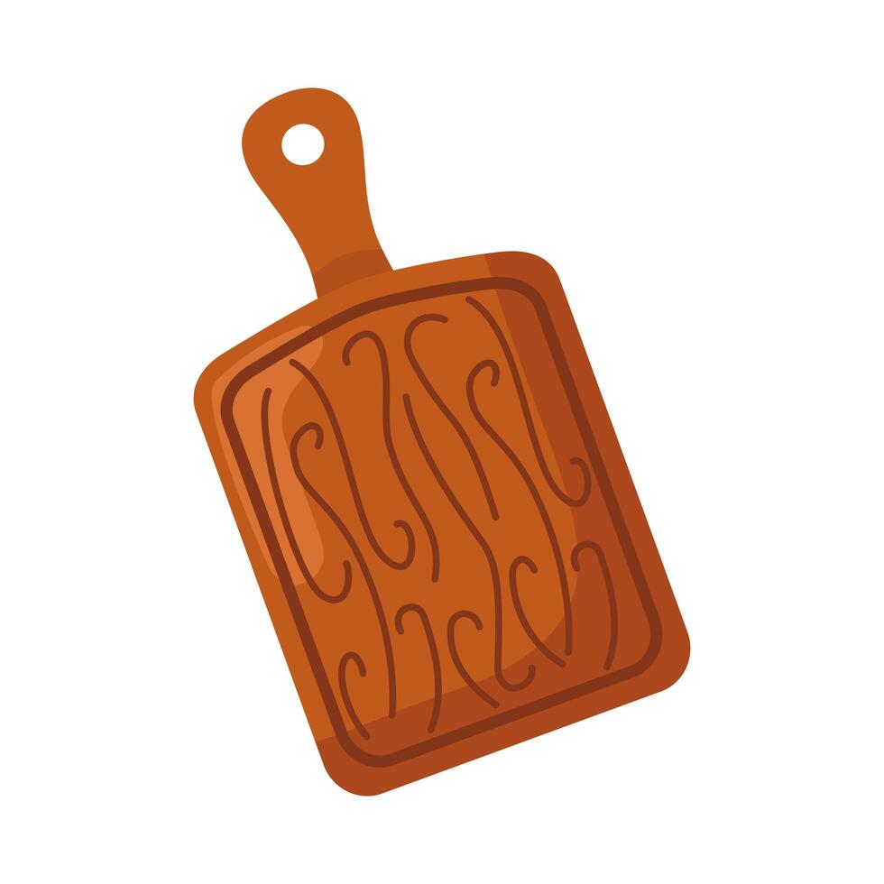 kitchen cutboard cookware vector