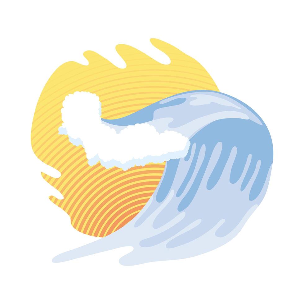 sea wave water vector