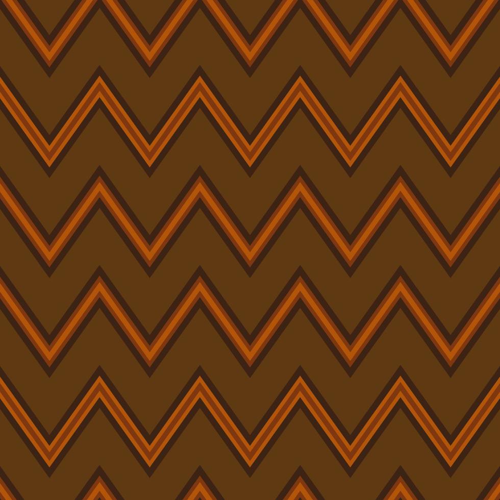 Horizontal brown zigzag texture background, vector illustration