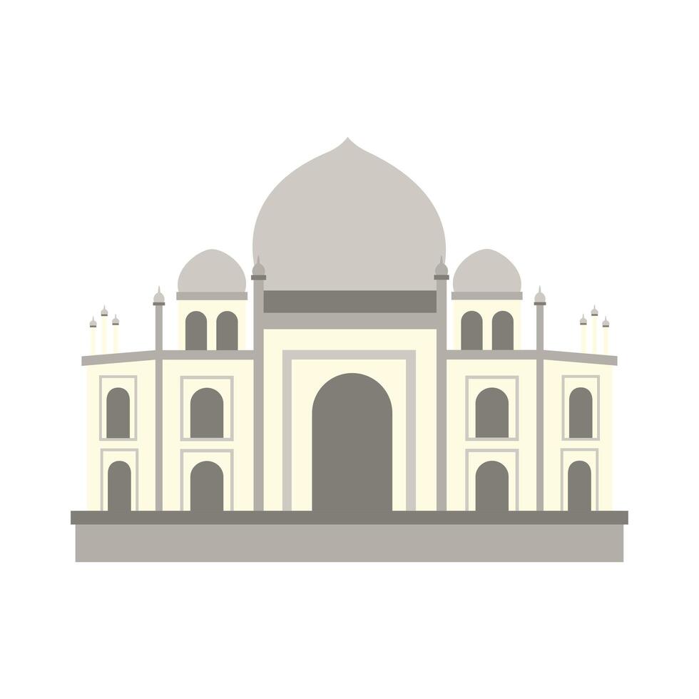 mezquita taj mahal vector