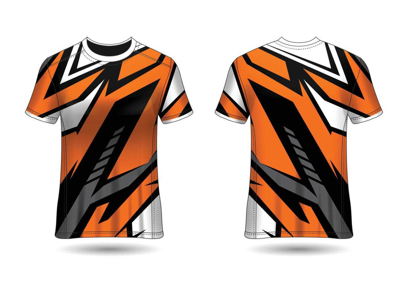 T-Shirt Sport Design. Racing jersey Vector