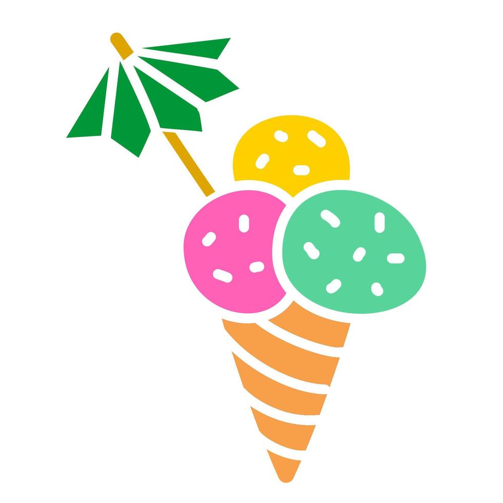 ice-cream icon and pictogram vector