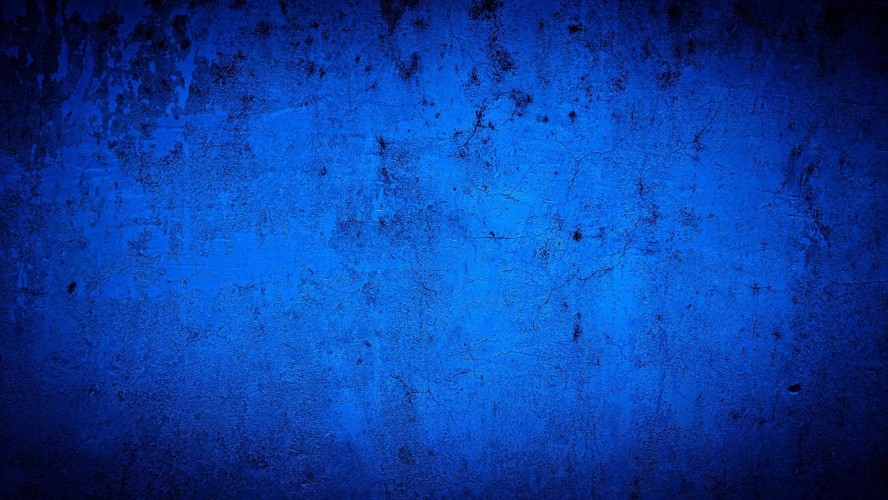 grunge background of blue wall color photo