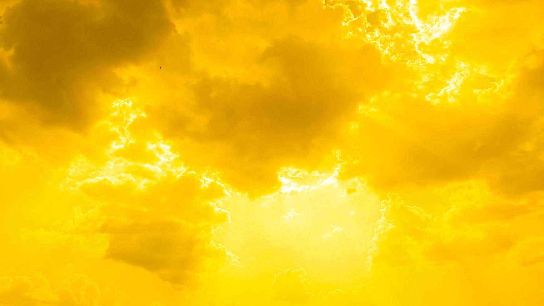 abstract background of yellow cloudy photo