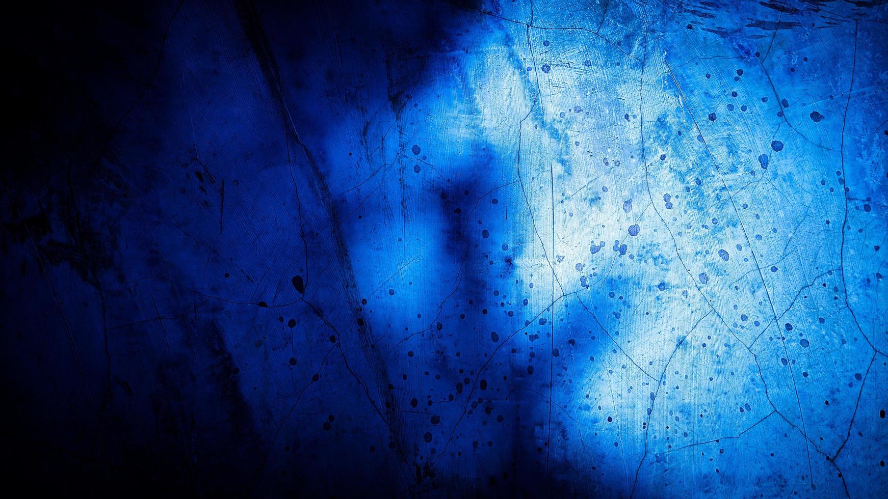 Fondo de grunge de pared azul. fondo abstracto foto