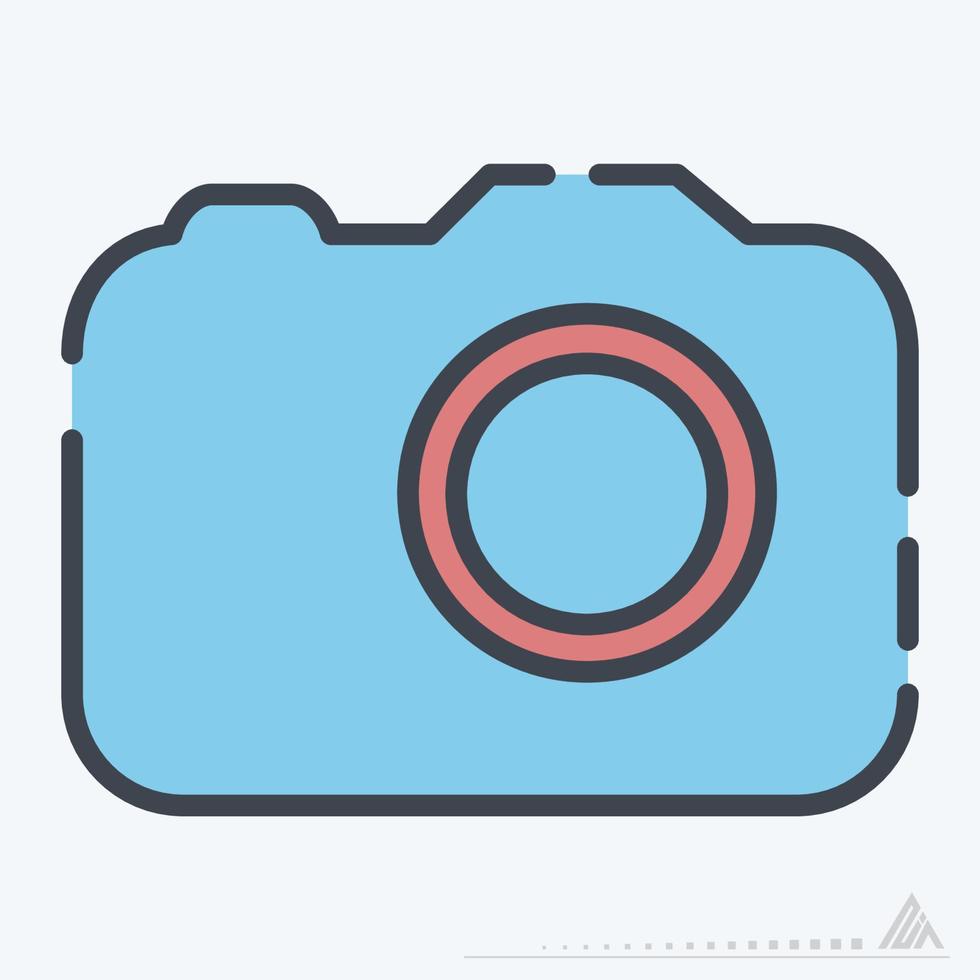 Icon Vector of Camera - Line Cut Style